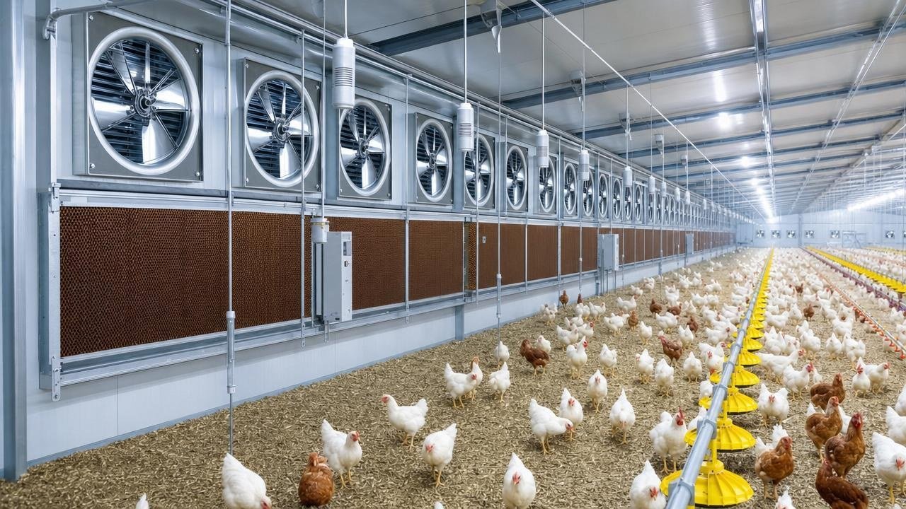 Farm ventilation air inlet louvers